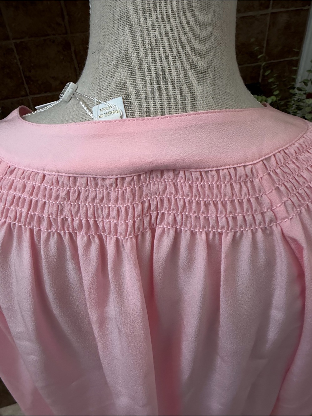 NWT LILLY PULITZER Elsa Silk Top pink muse sz M - Picture 6 of 6